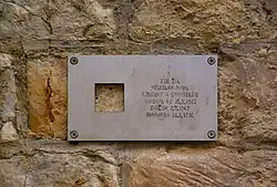 Pamětní deska Veleslava Wahla na domě čp. 156, Praha 1 – Hradčany, Úvoz 13