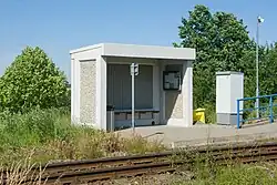 Přístřešek v zastávce