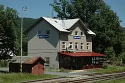 budova bývalého nádraží Velké Karlovice