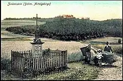 Velké Stínky na pohlednici z 19. století