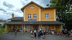 Nádražní budova v roce 2022