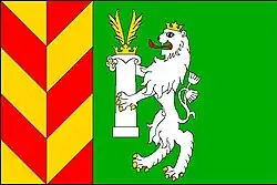 Vlajka obce Velký Valtinov