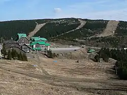 Velký Klínovec nad Červenohorským sedlem