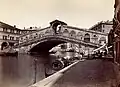 Ponte Rialto, asi 1870