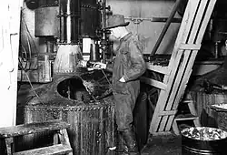 Továrna na barvy Tikkurila (Ab Schildt & Hallberg Oy). Tikkurila / Jokiniemi, Vantaa, oblast Helsinky, Finsko, 1930