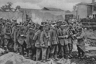 Němečtí zajatci v Saint-Étienne-au-Temple, 26. září 1915