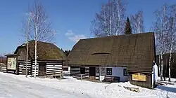 Stavby lidové architektury z národopisné oblasti Horácko v expozici Veselý Kopec