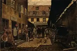 Dvůr ve Vestargade (1870)
