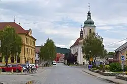 náměstí s kostelem svatého Jakuba