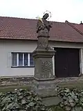 Veverské Knínice - socha sv. Jana Nepomuckého.JPG