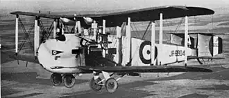 Vernon 70. peruti RAF s motory Rolls-Royce Eagle