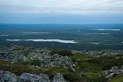 Výhled z vrcholu Levi