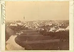 Pohled na Třebíč (cca 1900)