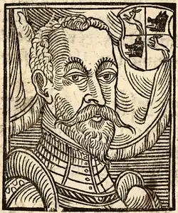 Vilém Zajíc z Valdeka (B. Paprockiː Diadochos id est svccessio, 1602)