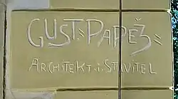 Gustav Papež – podpis