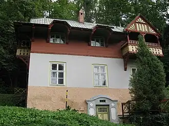 Zahradní průčelí