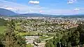 Villach, pohled z Alpinestrasse