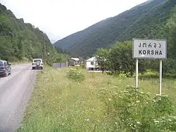 Korša při příjezdu z jihu