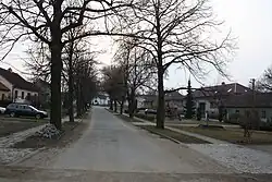 Centrum Třebenic s návsí