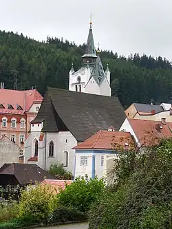 Farní kostel Navštívení Panny Marie ve Vimperku.