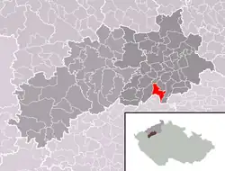 Vinařice na mapě