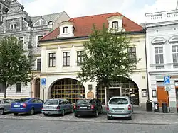 Rodný dům Vincence Morstadta v Kolíně "U Tří mouřenínů", Karlovo náměstí 76.