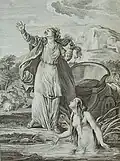 Ceres a Arethusa, engraving by Vincenz Grüner (1791)