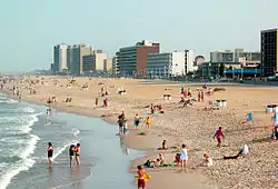 pláž na Virginia Beach