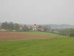 Panorama obce Višňová