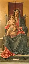 Bartolomea Vivarini: Madonna in trono, 1485