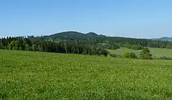 Vizovické vrchy od Lidečka směrem k Lačnovským skalám