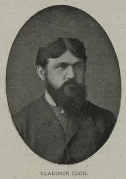 Vladimír Čech okolo roku 1880