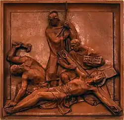 Vladimír Astl, Křížová cesta (11), Přibíjení na kříž