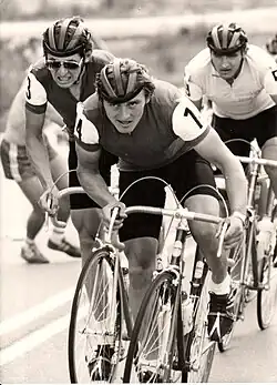 Vladimír Kozárek při závodu