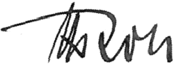 Vladimír Jiří Rott – podpis