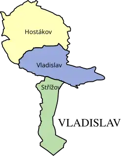 Vladislav na mapě