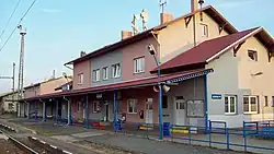 Nádražní budova v Mělníku