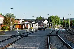 Nástupiště ve stanici