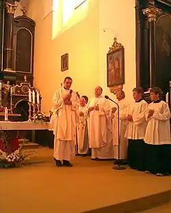 Vlastimil Vojtěch Protivínský v kostele Proměnění Páně na Jejkově (2009)