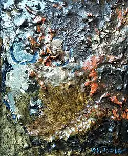 Autoportrét 1989, olej