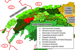 Vnější Západní Karpaty a Javorníky (c2)