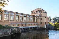 Vodní elektrárna Nymburk (spolu s J. Bartovským a E. Zimmlerem)