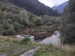 Vodní nádrž, potok Iľanovijanka