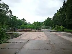 Místo v případné oblasti zátopy poblíž navrhované hráze