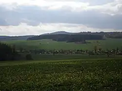 Nejvyšší vrch Příbramské pahorkatiny, Vojna (667 m)