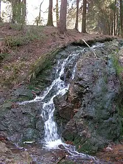 Vodopád na konci dubna 2013