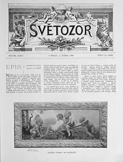 Vojtěch Hynais – Na Houpačce – Světozor 1899
