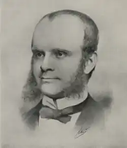 Vojtěch Lanna mladší na litografii Karla Václava Klíče