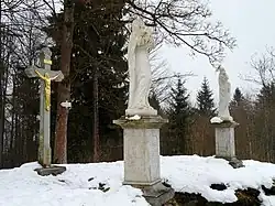 Kalvárie na konci Křížové cesty