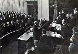 Volba prezidenta republiky 27. května 1927 v Rudolfinu.